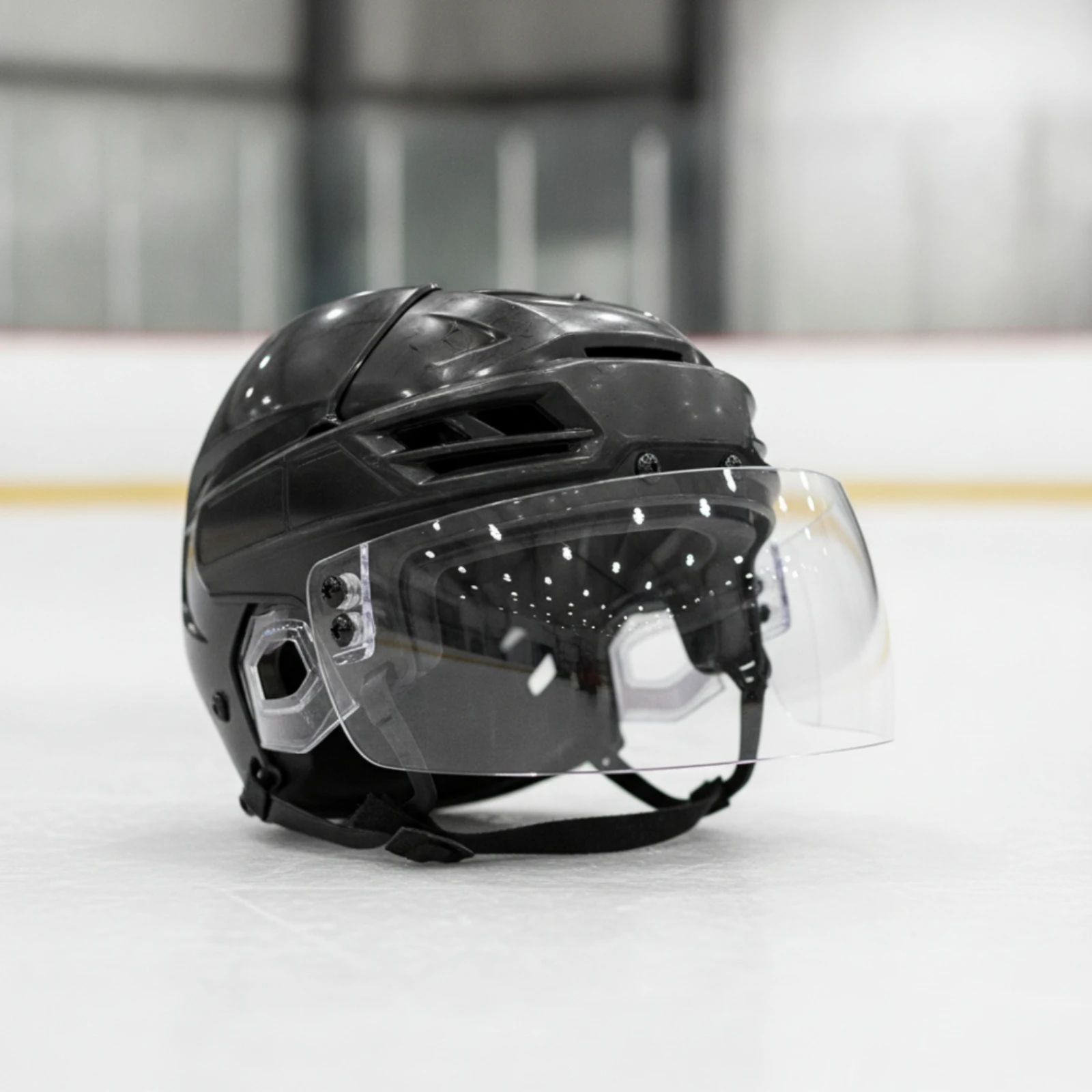 Helmet Face Visor with Screws Clear Hockey Helmet Visor Hockey Visor Transparent Curved for Inline Skaters, Rink Training
Helmet Face Visor with Screws Clear Hockey Helmet Visor Hockey Visor Transparent Curved for Inline Skaters, Rink Training