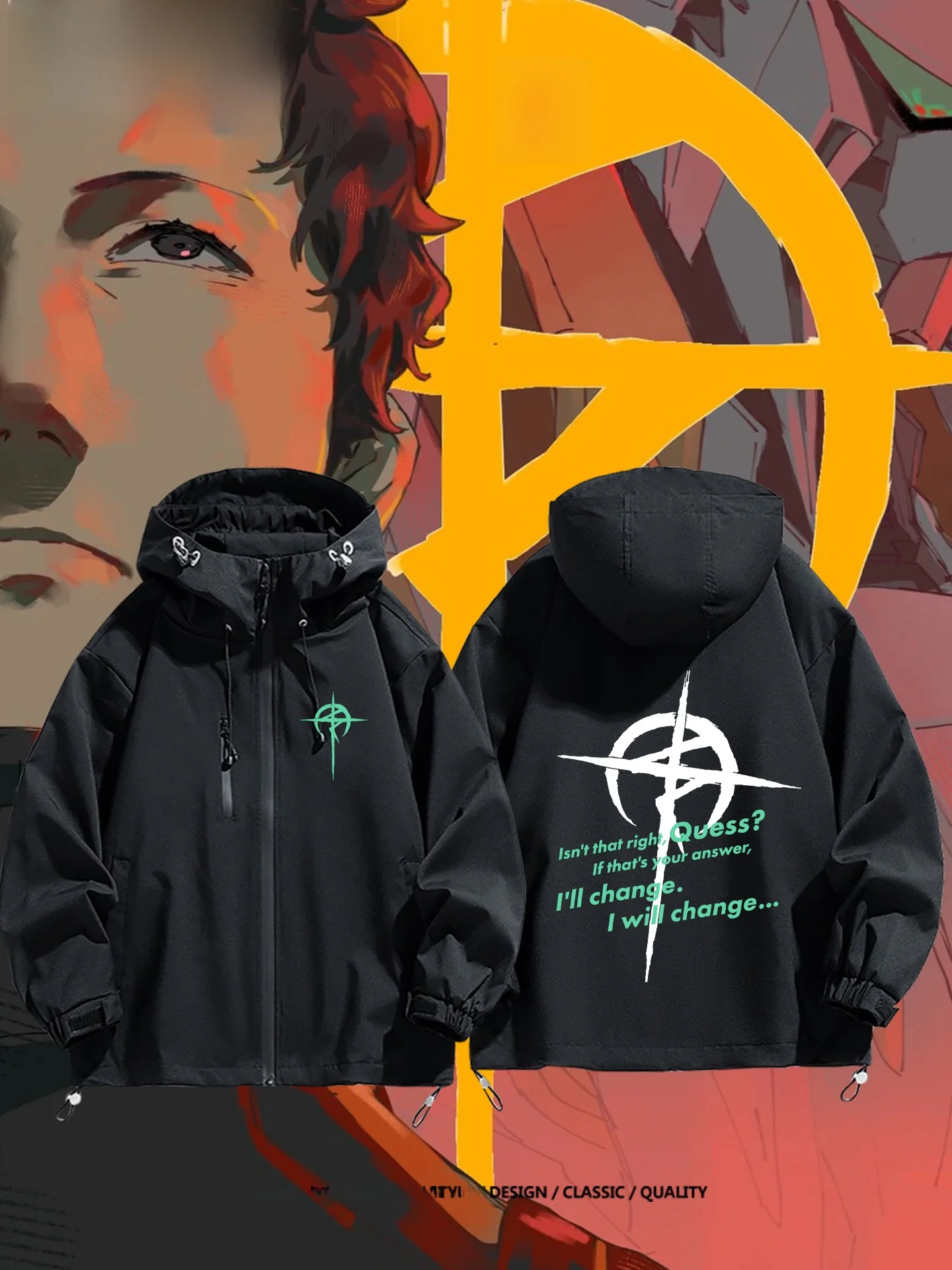 Повседневная ветровка MS Fla Hasevi в стиле аниме, устойчивая к ветру, из полиэстера, с длинными рукавами, на молнии, с капюшоном, для подростков и...
Повседневная ветровка MS Fla Hasevi в стиле аниме, устойчивая к ветру, из полиэстера, с длинными рукавами, на молнии, с капюшоном, для подростков и...