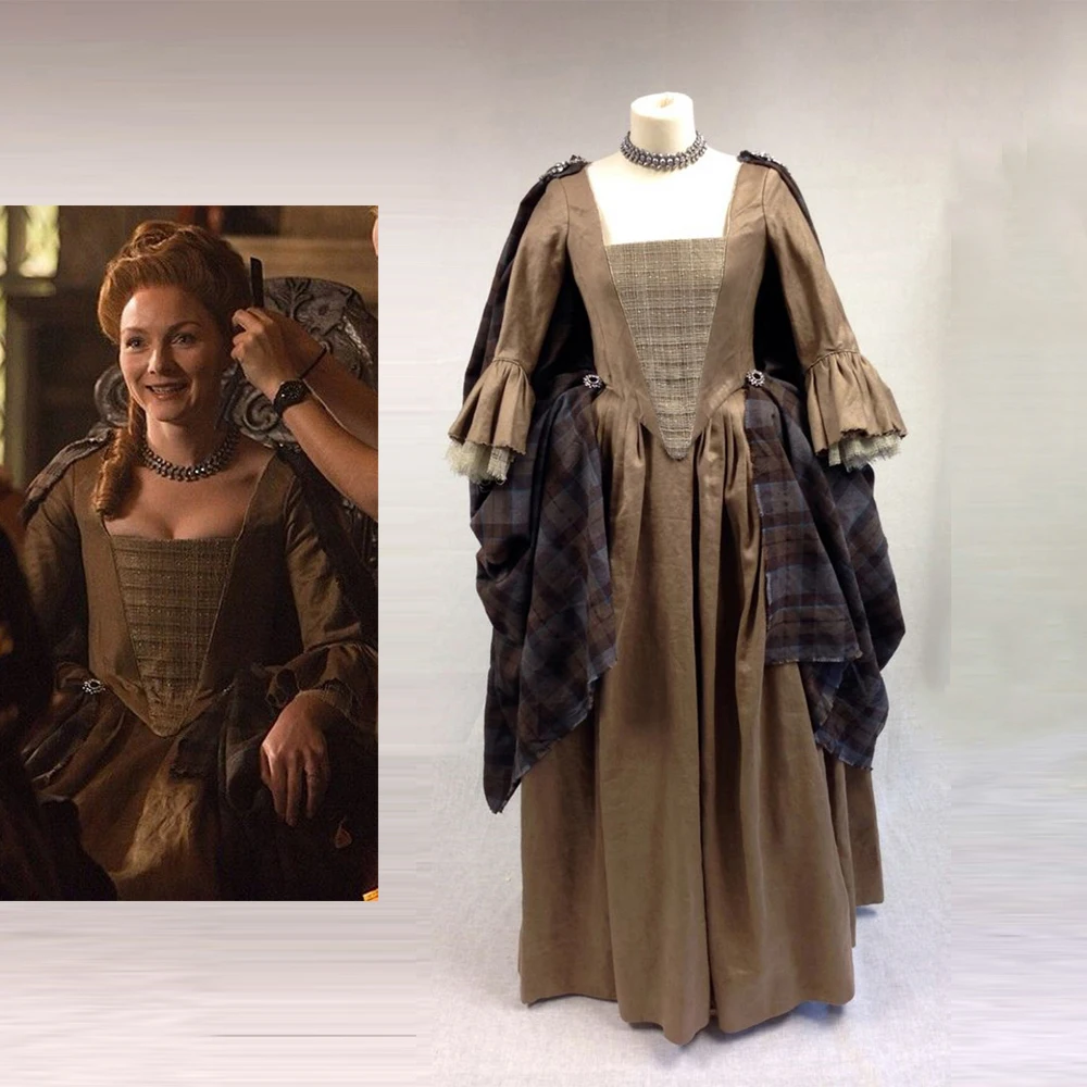Letitia MacKenzie Cosplay Outlander Costume Women Gothic Vintage Scottish Highlands Dress Suit Halloween Christmas Ball Gown
Letitia MacKenzie Cosplay Outlander Costume Women Gothic Vintage Scottish Highlands Dress Suit Halloween Christmas Ball Gown