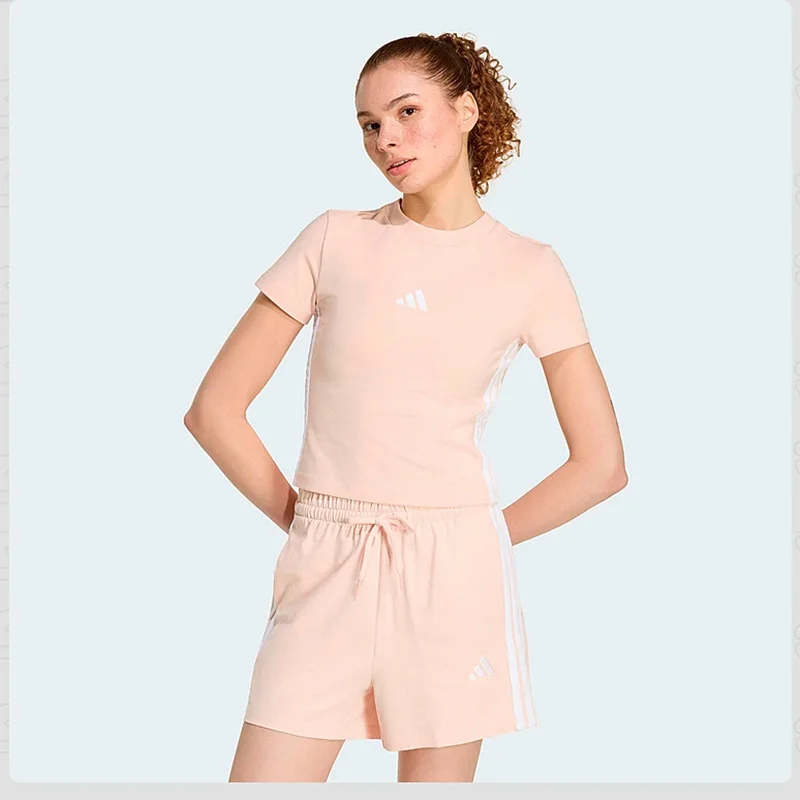 Adidas Summer Women's Sportswear Casual Round-neck Short-sleeved T-shirt Half-sleeve Trendy KD2343
Adidas Summer Women's Sportswear Casual Round-neck Short-sleeved T-shirt Half-sleeve Trendy KD2343