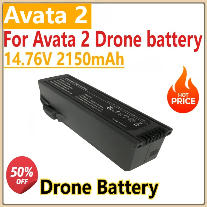 High Quality Brand New 14.76V 2150mAh for Avata 2 Battery Flight Time 23 Minutes Precision Engineered for Extended Flights 
High Quality Brand New 14.76V 2150mAh for Avata 2 Battery Flight Time 23 Minutes Precision Engineered for Extended Flights