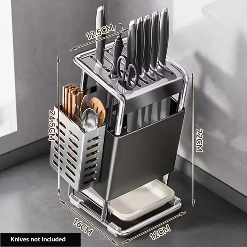 Metall Knife Holder Kitchen Storage Multifunctional Kitchen Knife Shelf Organizer Fruit Knife Rack Countertop Utensil Storage
Metall Knife Holder Kitchen Storage Multifunctional Kitchen Knife Shelf Organizer Fruit Knife Rack Countertop Utensil Storage