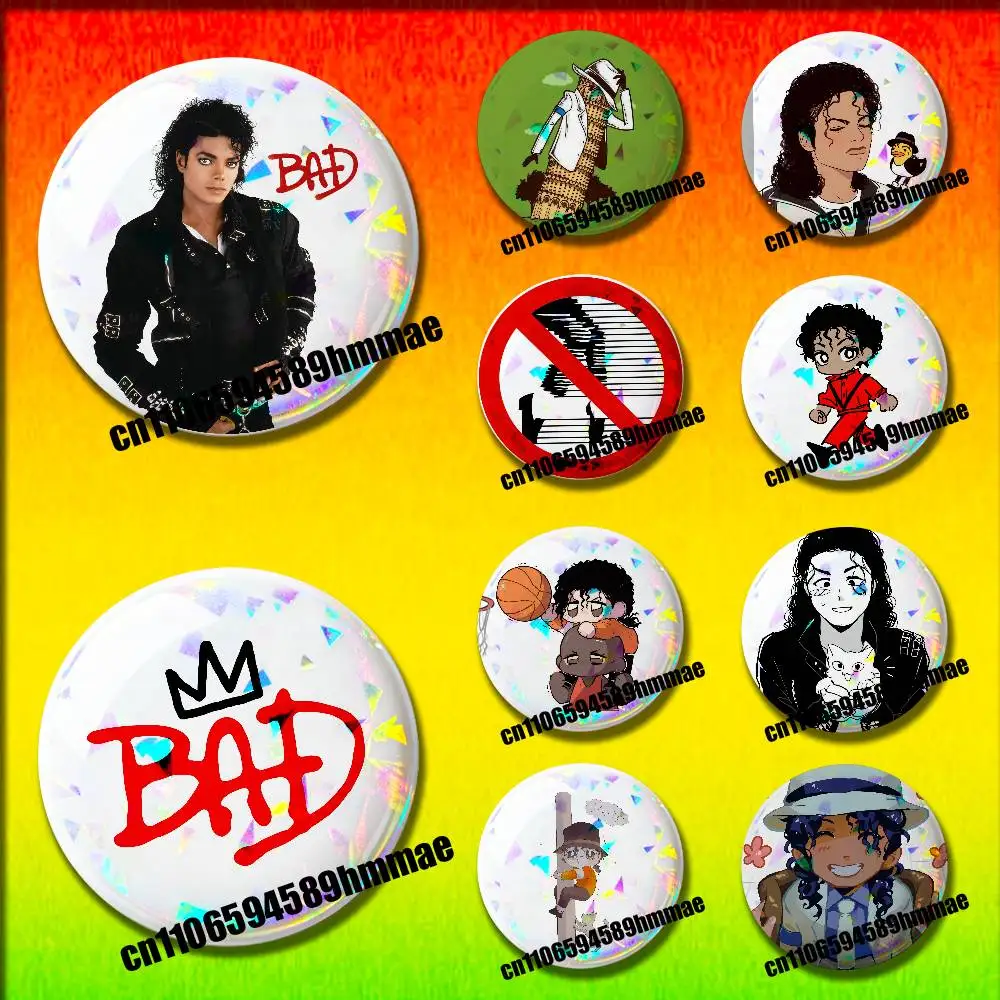 For M-Michael J-Jackson Bad Pins Insignia Badge Cover Emblem Round Ornament 32mm Brooch Button Cosplay
For M-Michael J-Jackson Bad Pins Insignia Badge Cover Emblem Round Ornament 32mm Brooch Button Cosplay