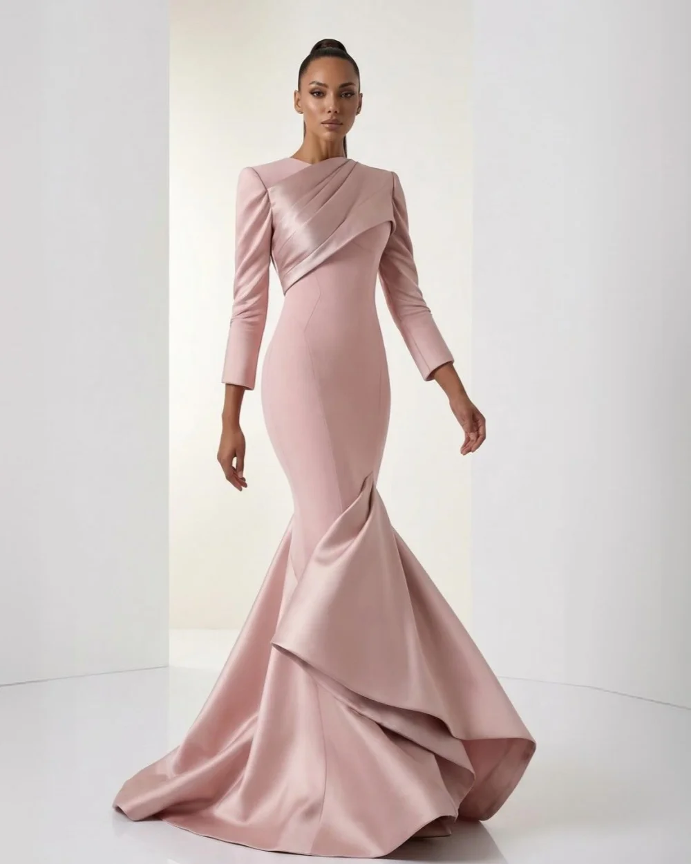 Customized Elegant Fashion Jersey Ruched Pleat Mermaid Scoop Neck Long Dresses Evening Dresses Modern Style Sizes Available Sexy
Customized Elegant Fashion Jersey Ruched Pleat Mermaid Scoop Neck Long Dresses Evening Dresses Modern Style Sizes Available Sexy