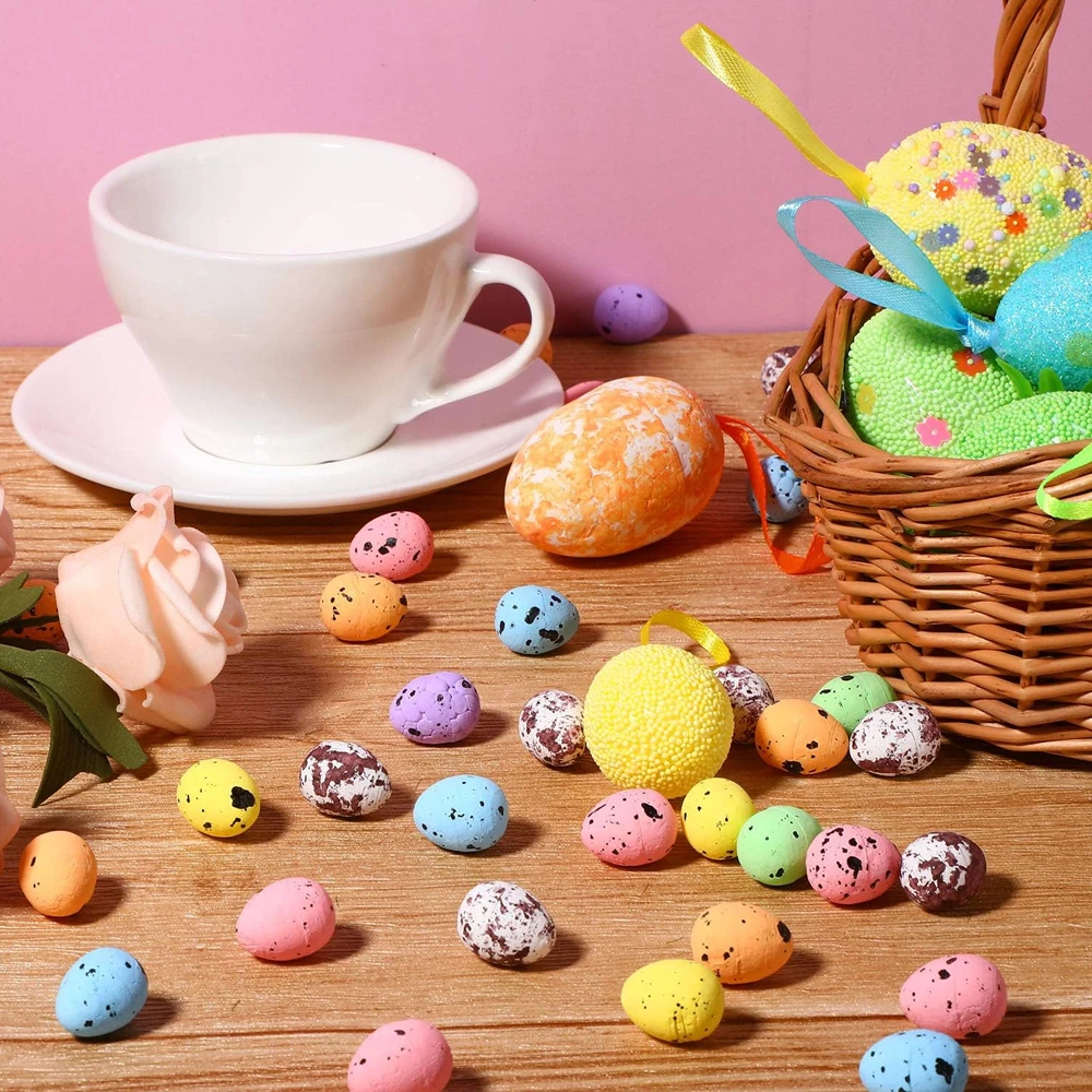 20Pcs Foam Easter Eggs Happy Easter Decorations Painted Bird Pigeon Eggs DIY Craft Kids Gift Favor Home Decor Party Supplies
20Pcs Foam Easter Eggs Happy Easter Decorations Painted Bird Pigeon Eggs DIY Craft Kids Gift Favor Home Decor Party Supplies