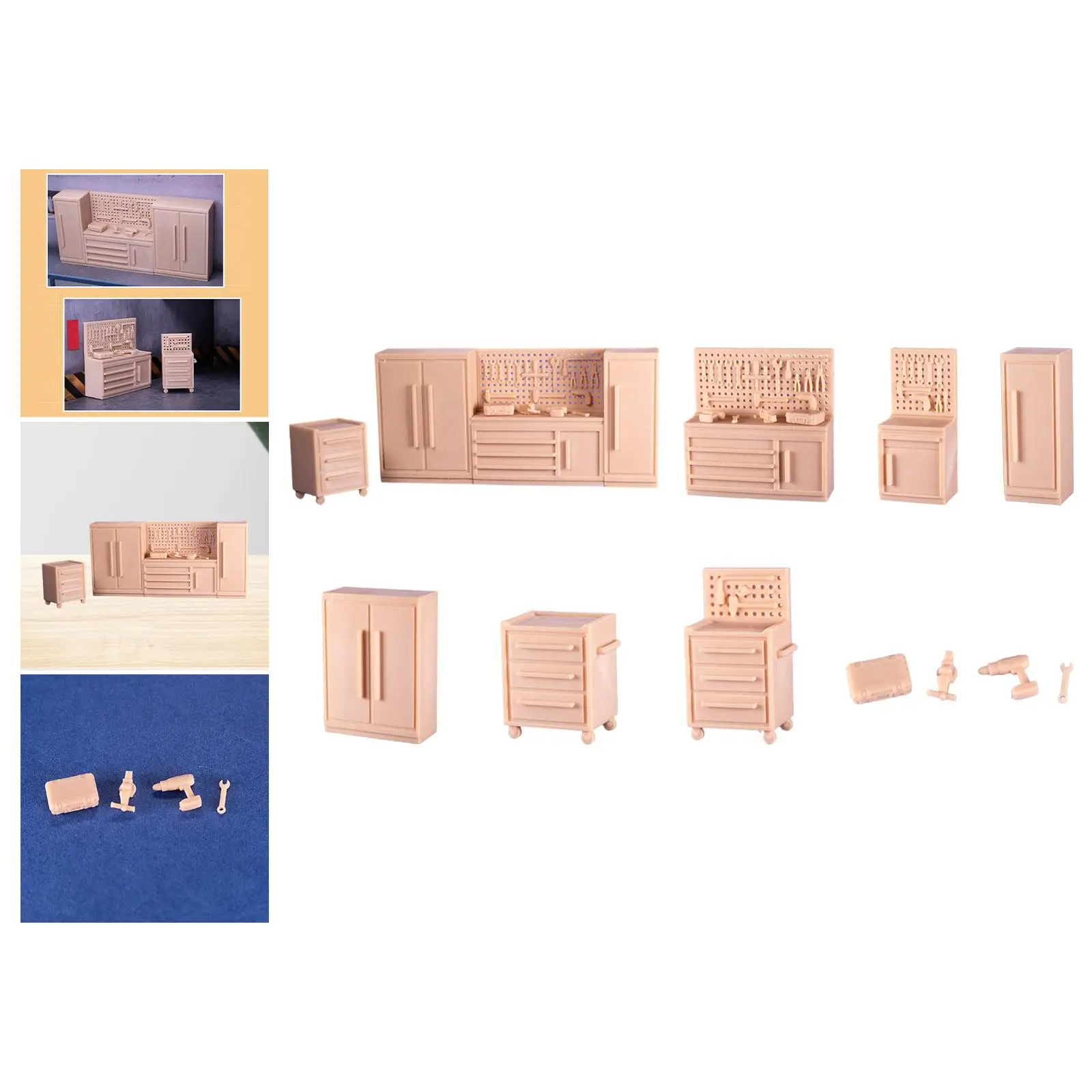1/64 Miniature Workbench Model Tiny Model Crafts, Model Scene Accessories,
1/64 Miniature Workbench Model Tiny Model Crafts, Model Scene Accessories,