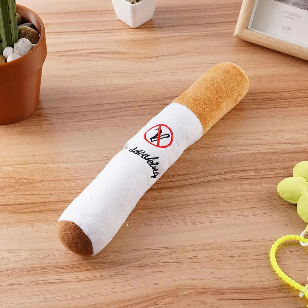 Pet Funny Toys Cigar Big Smoke Plush Sound Squeak Fake Cigarettes Toys Dog Chew Molar Interactive Bite Resistant Pet Toy
Pet Funny Toys Cigar Big Smoke Plush Sound Squeak Fake Cigarettes Toys Dog Chew Molar Interactive Bite Resistant Pet Toy