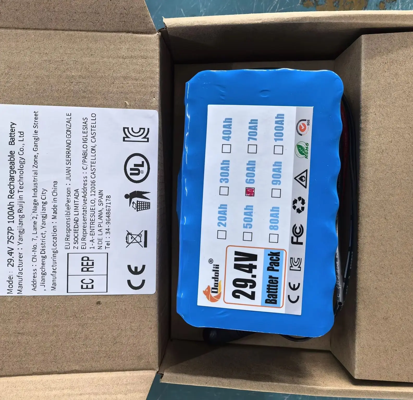 New T#29.4V, 7S7P continuous discharge 50A, suitable for motors below 1500W Large capacity ternary lithium battery
New T#29.4V, 7S7P continuous discharge 50A, suitable for motors below 1500W Large capacity ternary lithium battery