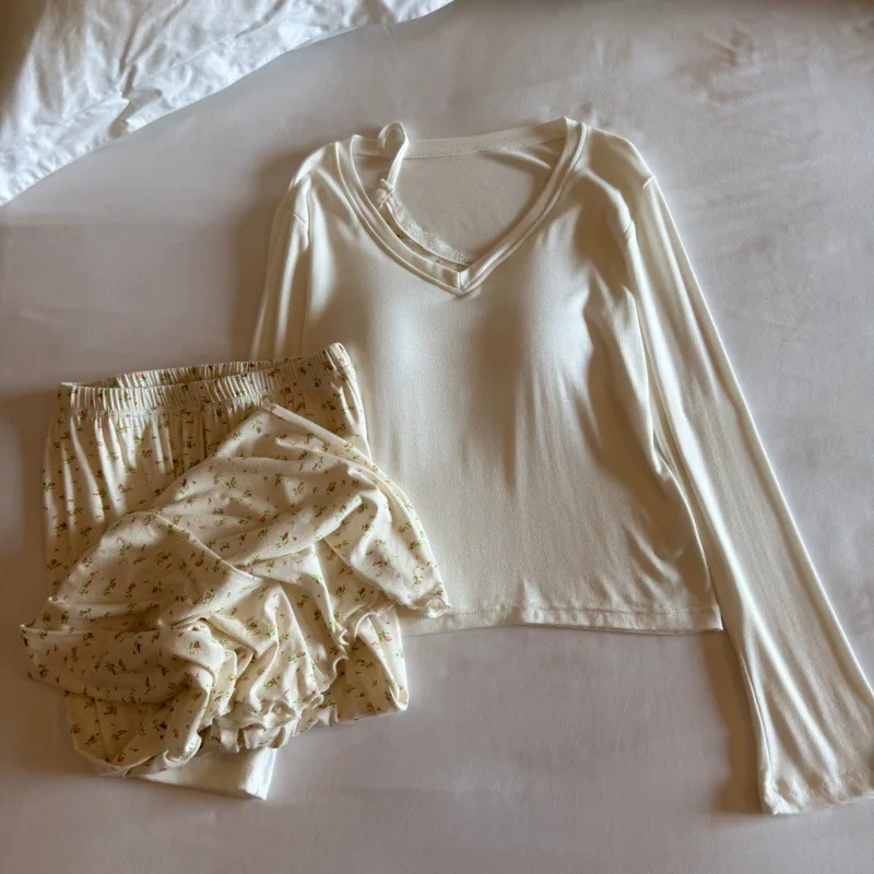 Комплект пижам из модала, 2 предмета: женская ночная одежда, пижама с длинным рукавом и встроенными чашечками для дома, весна-осень, домашняя одежда, пижама для женщин, одежда для отдыха
Комплект пижам из модала, 2 предмета: женская ночная одежда, пижама с длинным рукавом и встроенными чашечками для дома, весна-осень, домашняя одежда, пижама для женщин, одежда для отдыха