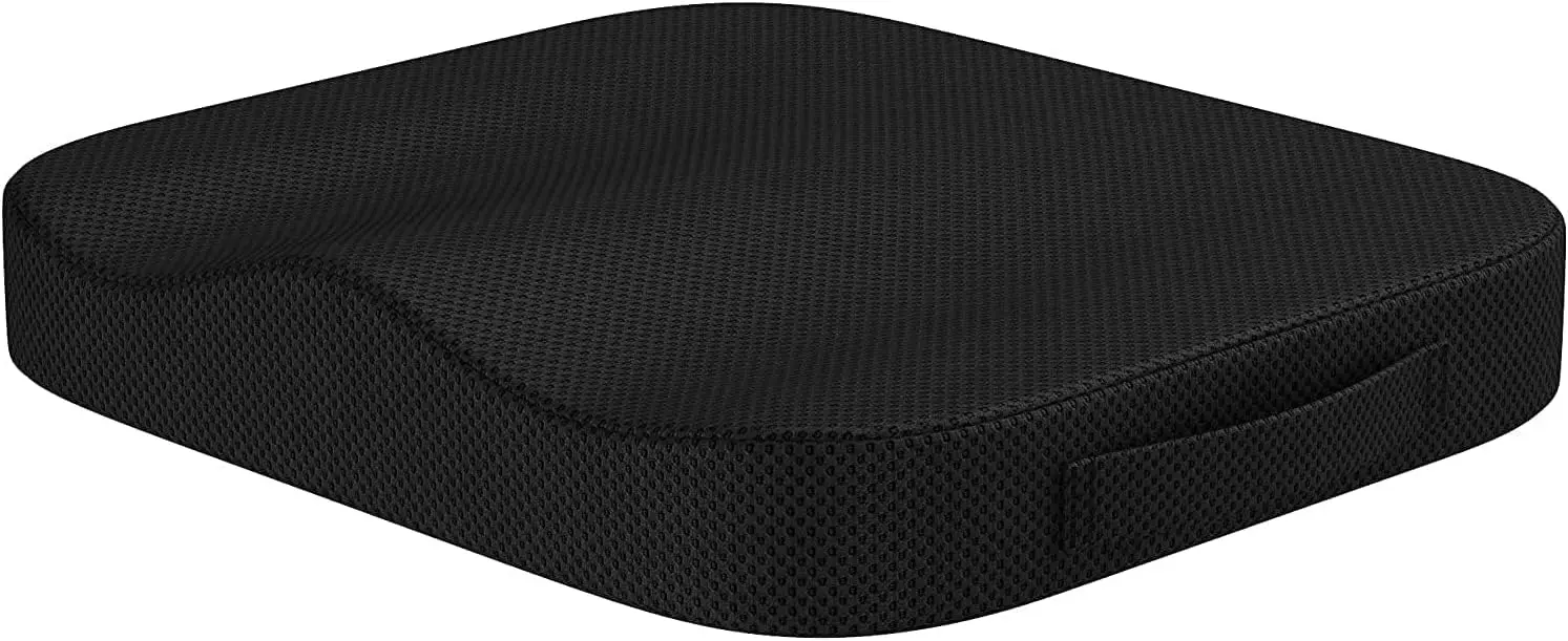 Memory Foam Seat Cushion for Office Chair, Non-Slip Bottom with Carry Handle, Washable Cover - Coccyx Cushion for Car
Memory Foam Seat Cushion for Office Chair, Non-Slip Bottom with Carry Handle, Washable Cover - Coccyx Cushion for Car