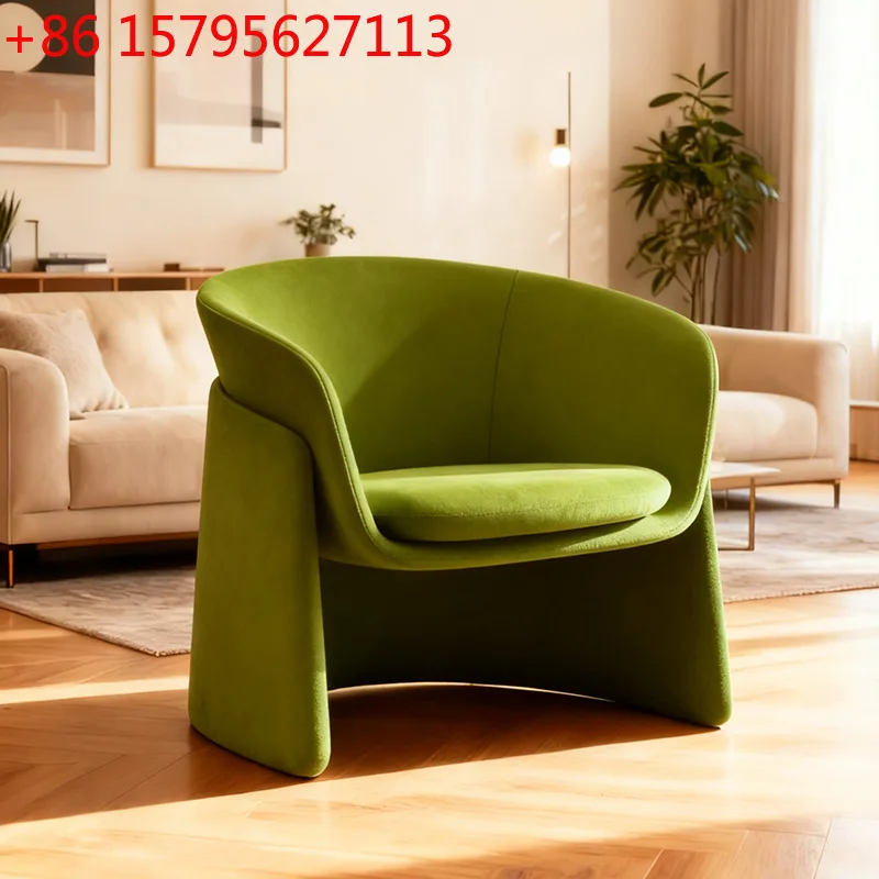 Modern Simple Reception Chair Home Living Room Bedroom Single Fabric Leisure Sofa Chair
Modern Simple Reception Chair Home Living Room Bedroom Single Fabric Leisure Sofa Chair