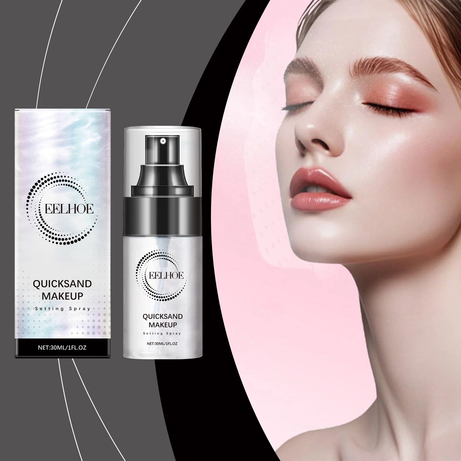 Фиксирующий спрей - помогает улучшить длительное время макияжа, увлажнение, контрольное масло, свежий вид, легкий, предотвращает сборы макияжа
Фиксирующий спрей - помогает улучшить длительное время макияжа, увлажнение, контрольное масло, свежий вид, легкий, предотвращает сборы макияжа