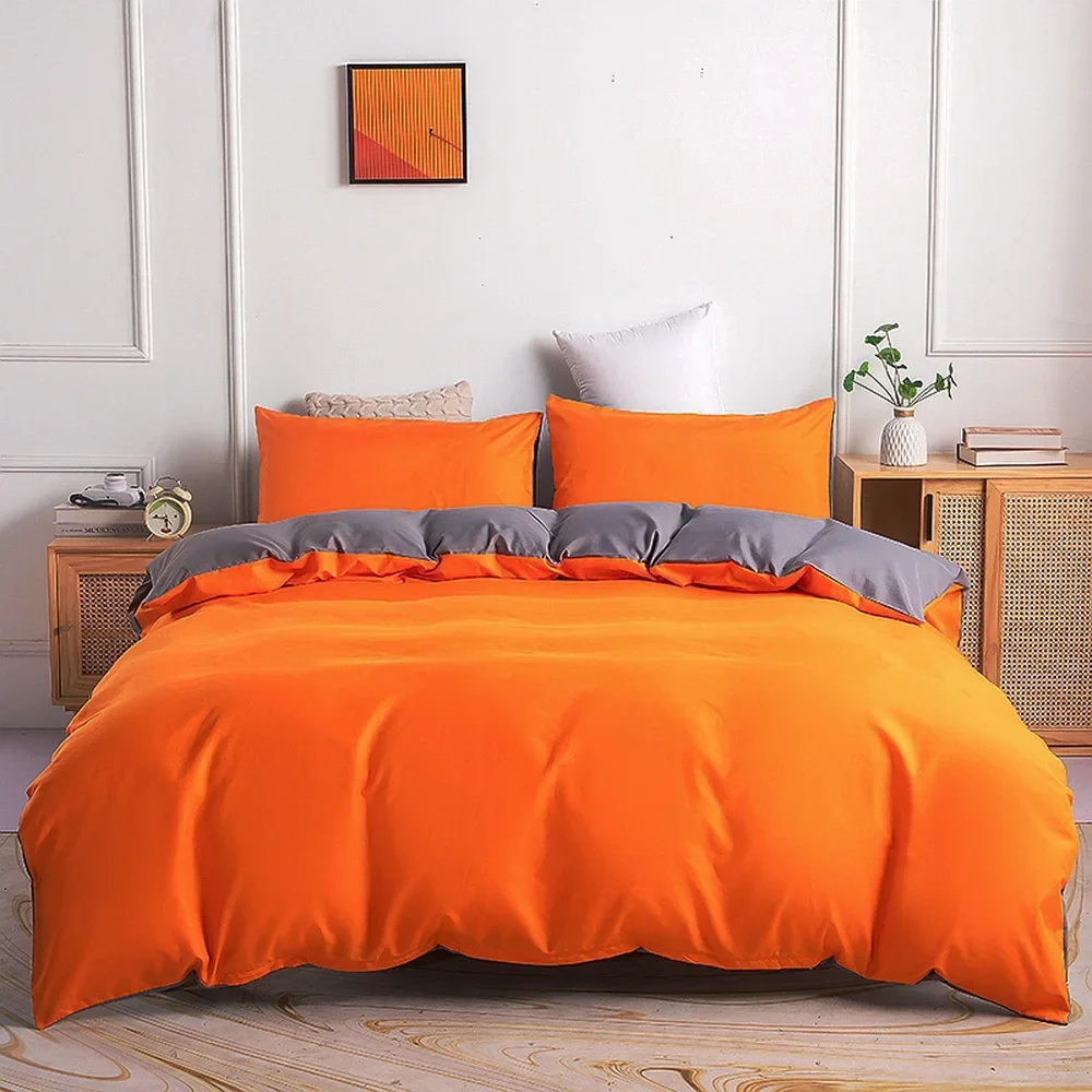 Winter Summer Orange Grey Bedding Set,Double Solid Side,duvet Cover+pillowcase (Excluding Filler) Bed Set,Queen Full King,2/3pc
Winter Summer Orange Grey Bedding Set,Double Solid Side,duvet Cover+pillowcase (Excluding Filler) Bed Set,Queen Full King,2/3pc