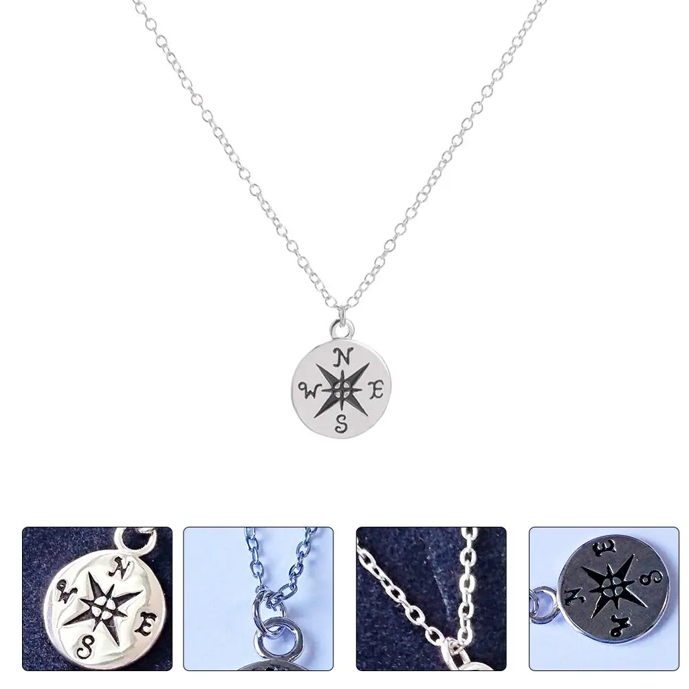 1Pcs Compass Pendant Necklace Simple Style Elegant Clavicle Chain Delicate Necklace for Women Birthday Wedding Daily Use
1Pcs Compass Pendant Necklace Simple Style Elegant Clavicle Chain Delicate Necklace for Women Birthday Wedding Daily Use