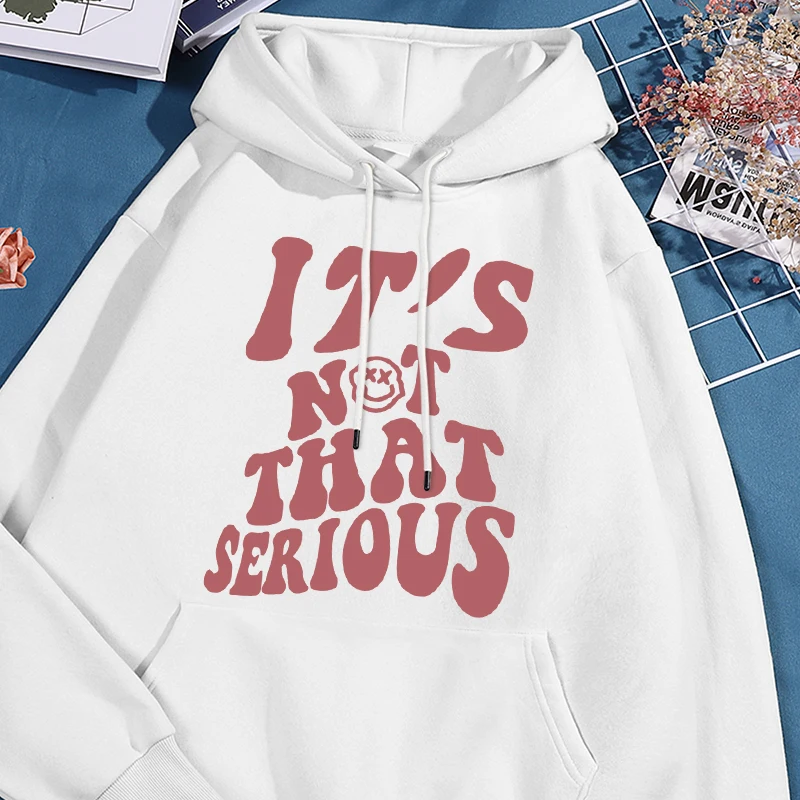 It'S Not That Serious Print Sweatshirt Men Harajuku Casual Loose Hooded Fashion Soft Versatile Hoodies Autumn Warm Male Clothes
It'S Not That Serious Print Sweatshirt Men Harajuku Casual Loose Hooded Fashion Soft Versatile Hoodies Autumn Warm Male Clothes