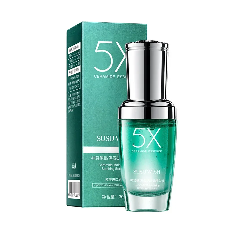 5X Ceramide Moisturizing Soothing Serum Improve Dryness Anti-wrinkles Firming Hydrating Radiant Facial Repairing Essence Liquid
5X Ceramide Moisturizing Soothing Serum Improve Dryness Anti-wrinkles Firming Hydrating Radiant Facial Repairing Essence Liquid