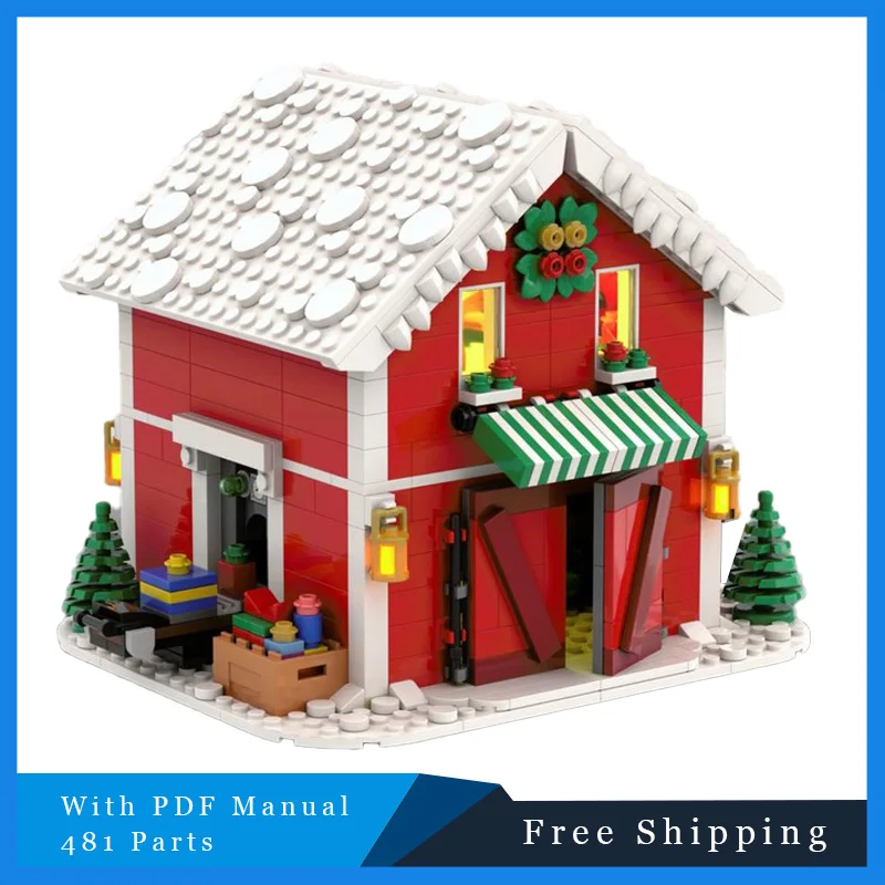 481 шт. MOC строительные блоки кирпичи креативная рождественская модель мастерской образовательный DIY сборочный набор игрушек для детей праздничные подарки
481 шт. MOC строительные блоки кирпичи креативная рождественская модель мастерской образовательный DIY сборочный набор игрушек для детей праздничные подарки