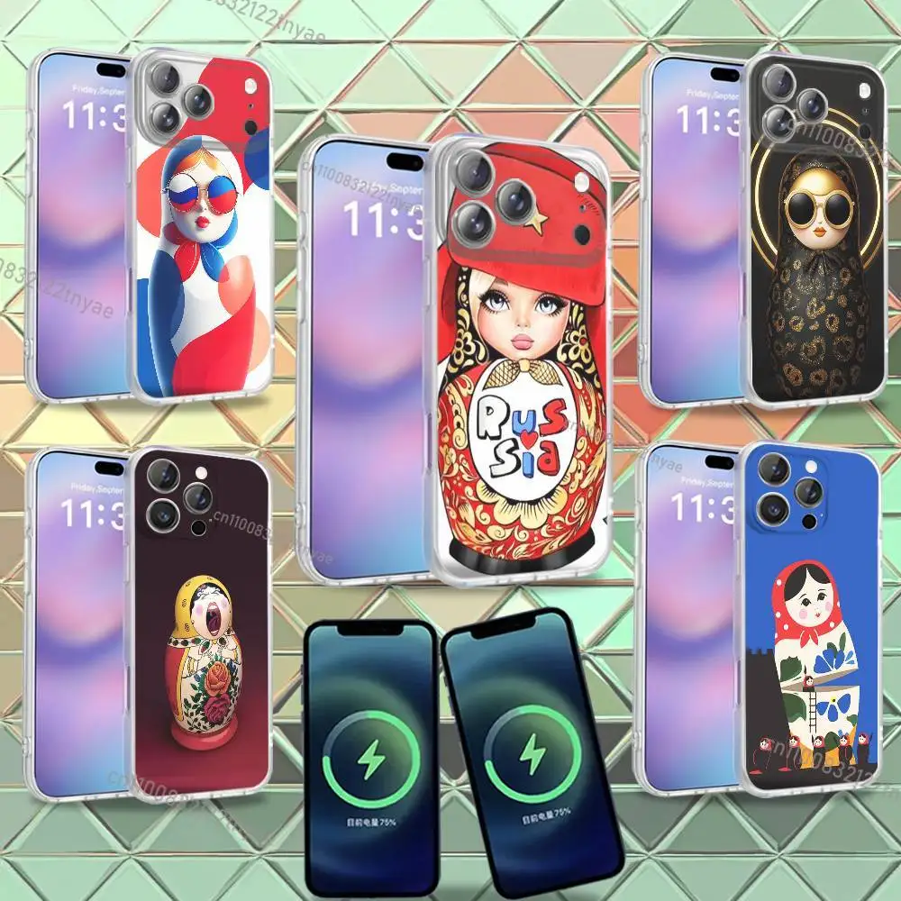 Russian Art Matryoshka Phone Case For iPhone 16,14,11,17,13,15,12,Air,Plus,Pro,Max,E,Mini Frosted for MagSafe Magnetic
Russian Art Matryoshka Phone Case For iPhone 16,14,11,17,13,15,12,Air,Plus,Pro,Max,E,Mini Frosted for MagSafe Magnetic
