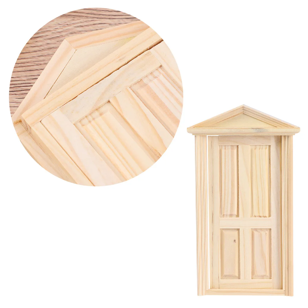 1:12 Scale Miniature Door Wood Material 9x175cm Steeple Top Design Inward Opening for Mini House Living Room Interior Decorative
1:12 Scale Miniature Door Wood Material 9x175cm Steeple Top Design Inward Opening for Mini House Living Room Interior Decorative