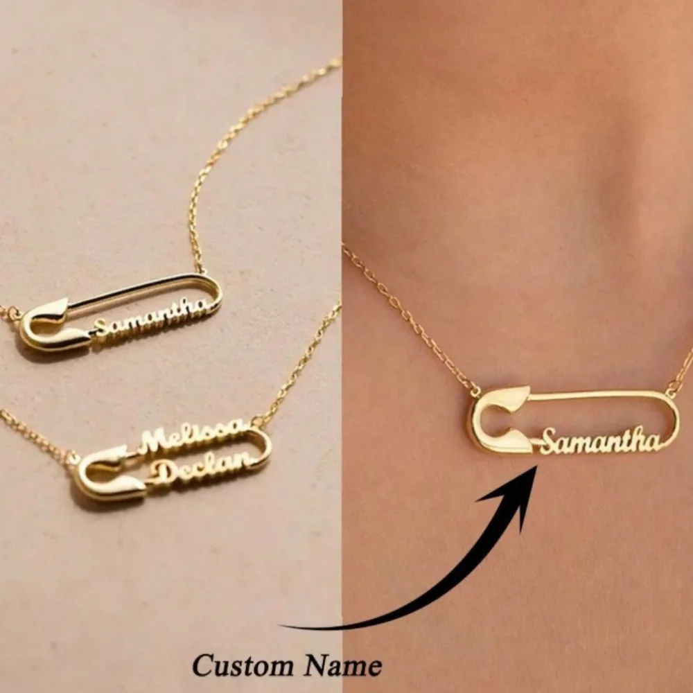 Personalized DIY Hollow Letter Stainless Steel Paperclip Custom Minimalist Name Necklace Women Fashion Clavicle Chain Gift
Personalized DIY Hollow Letter Stainless Steel Paperclip Custom Minimalist Name Necklace Women Fashion Clavicle Chain Gift