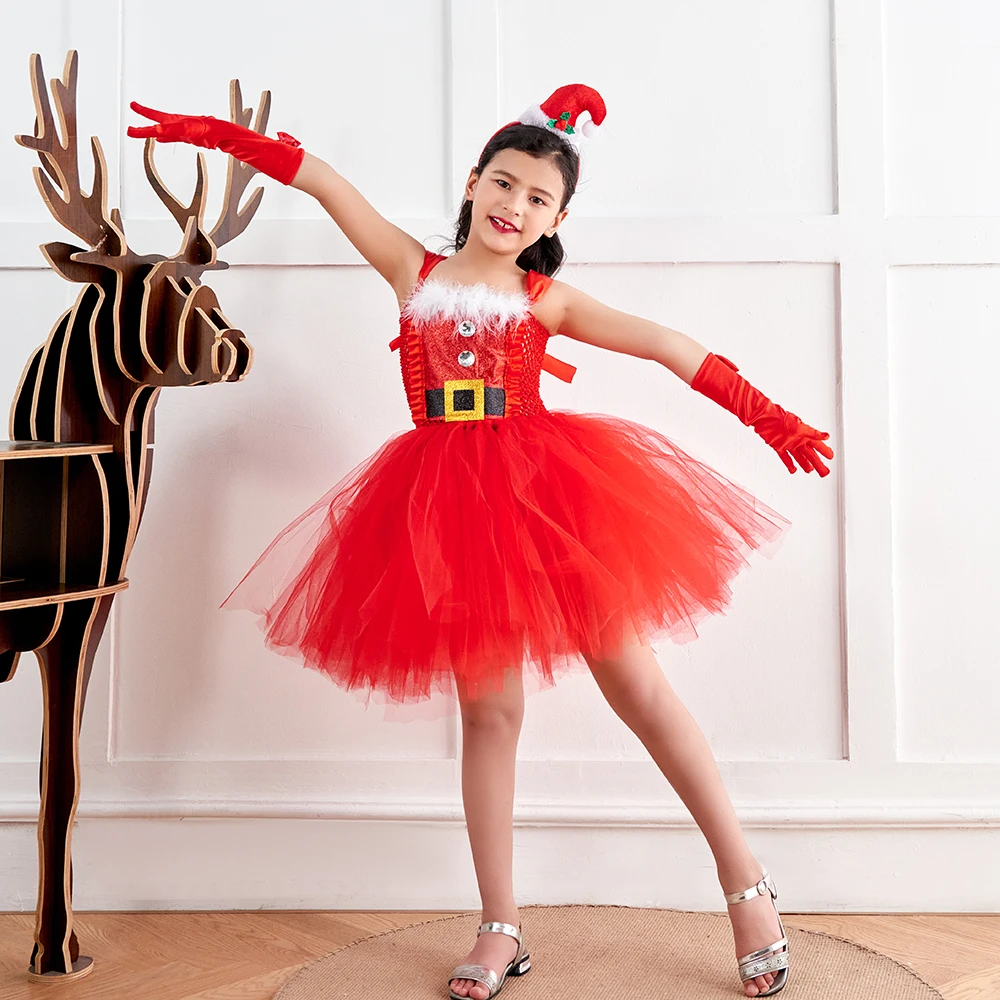 Shiny Christmas Party Tutu Dress for Girls Santa Claus Costumes Kids Birthday Xmas Holiday Outfit Children Elf Princess Clothes
Shiny Christmas Party Tutu Dress for Girls Santa Claus Costumes Kids Birthday Xmas Holiday Outfit Children Elf Princess Clothes