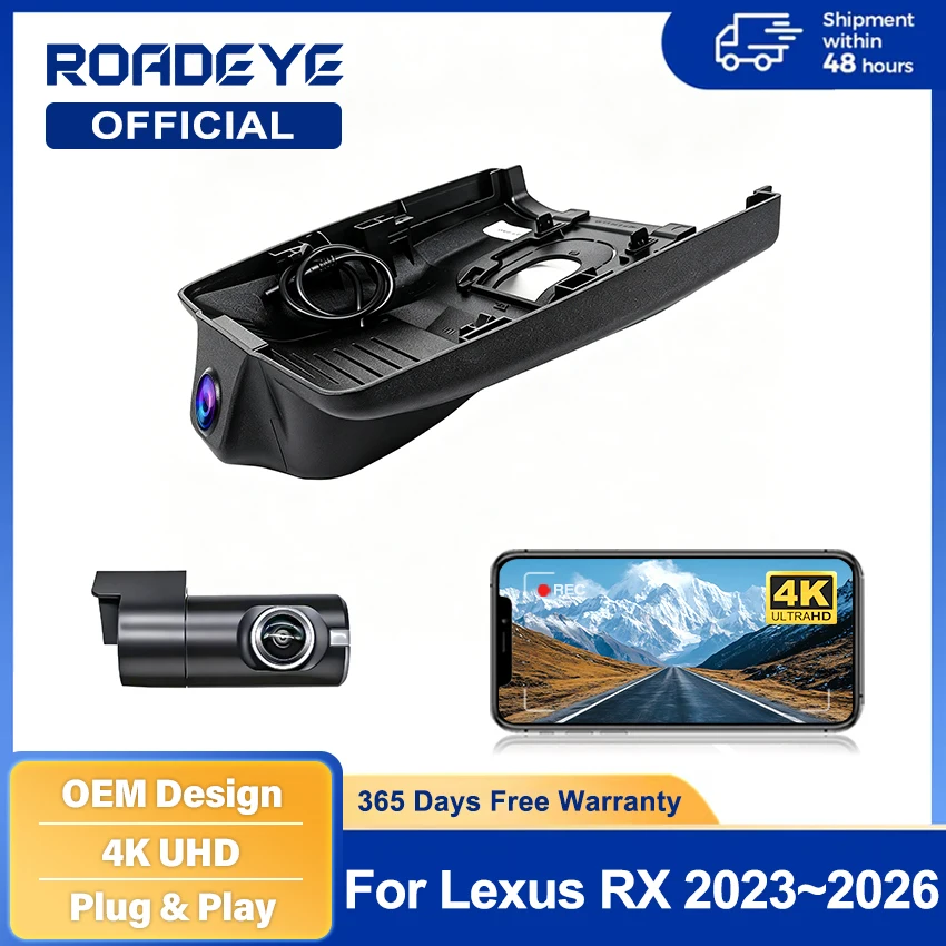 for Lexus RX RX350 RX350h RX450h RX500h 2023-2026 Video Recorder 4K 2160P UHD Car DVR Dash Cam Camera Plug and play
for Lexus RX RX350 RX350h RX450h RX500h 2023-2026 Video Recorder 4K 2160P UHD Car DVR Dash Cam Camera Plug and play