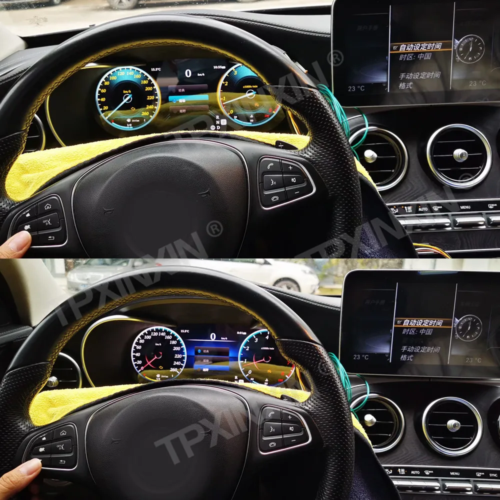 Для Benz W205-C 2015 2016-2018 W253 GLC 2016-2019 W204 C 2011-2014 Android автомобильный цифровой кластер ЖК приборная панель приборной панели
Для Benz W205-C 2015 2016-2018 W253 GLC 2016-2019 W204 C 2011-2014 Android автомобильный цифровой кластер ЖК приборная панель приборной панели