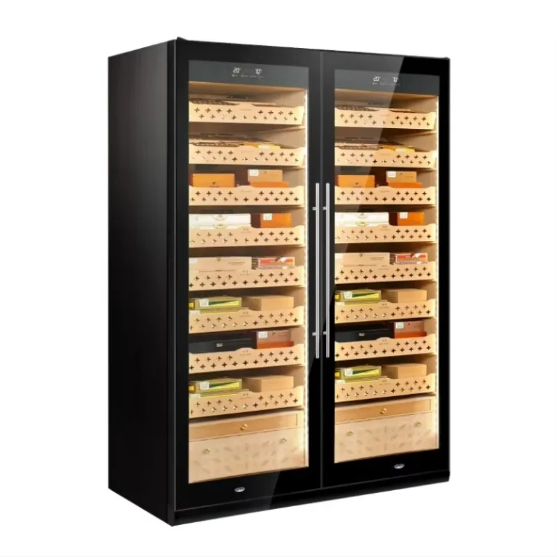 Mini Cigar Humidor Cabinet Electric Compressor Stainless Steel Refrigerator Hotel Use Cigar Cooler Spanish Cedar
Mini Cigar Humidor Cabinet Electric Compressor Stainless Steel Refrigerator Hotel Use Cigar Cooler Spanish Cedar