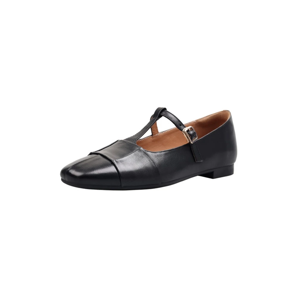 Genuine Leather Women Spring and Autumn Fashion Square Toe Low Heel Dress Party Dress T-shaped Buckle Workwear Single Shoe 82305
Genuine Leather Women Spring and Autumn Fashion Square Toe Low Heel Dress Party Dress T-shaped Buckle Workwear Single Shoe 82305