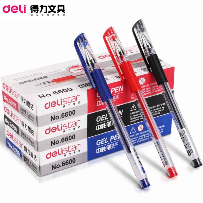 12PCS BOKU 6600 Gel Pen Black 0.5 mm Signing Pen
12PCS BOKU 6600 Gel Pen Black 0.5 mm Signing Pen