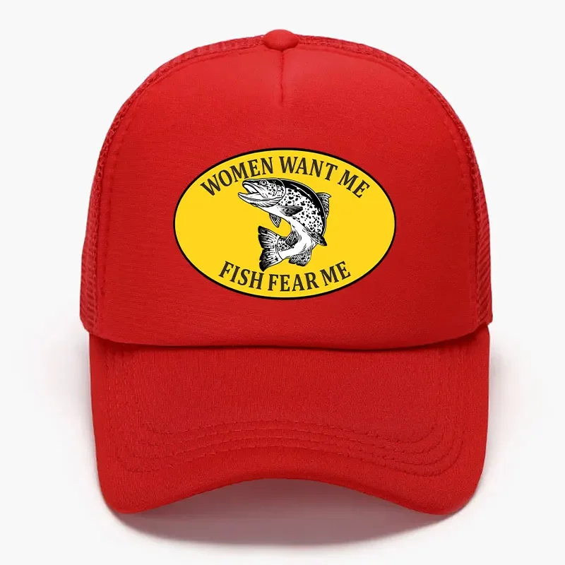 Trout Fishing Snapback Hat Women Want Me Fish Fear Me Mesh Trucker Cap for Summer Spring Outdoor Sports and Fishing Adventures
Trout Fishing Snapback Hat Women Want Me Fish Fear Me Mesh Trucker Cap for Summer Spring Outdoor Sports and Fishing Adventures