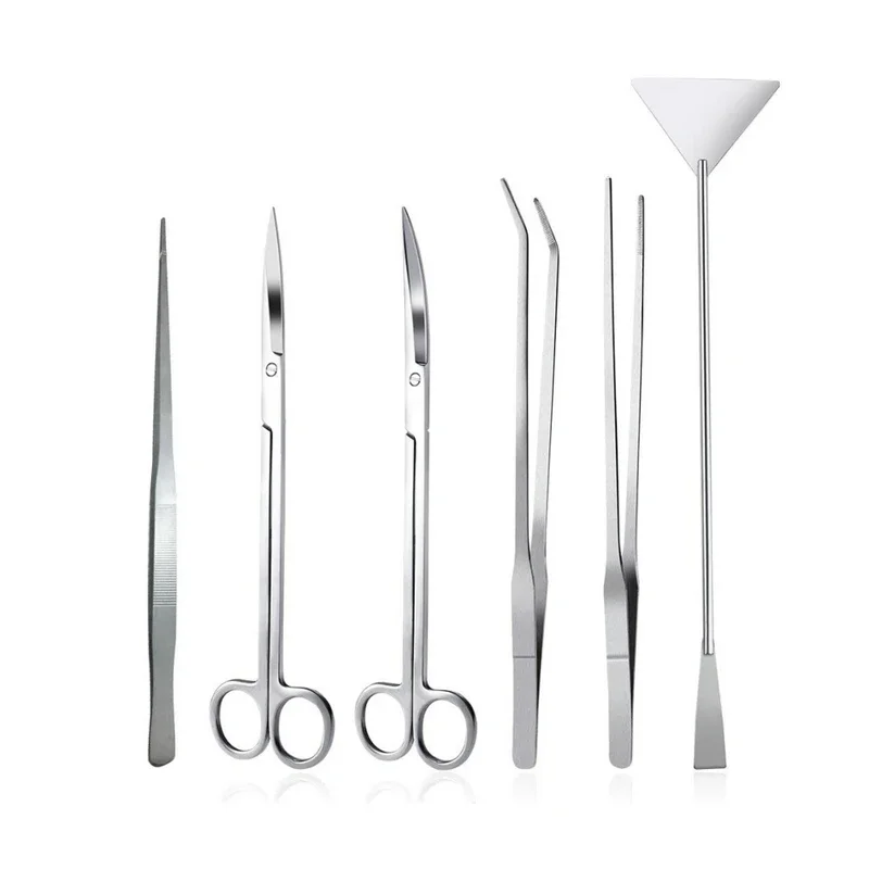 6PCS/Set Aquarium Cleaning Tools Aquascaping Landscaping Tool Kits Stainless Steel Aquatic Plants Scissors Tweezers Set
6PCS/Set Aquarium Cleaning Tools Aquascaping Landscaping Tool Kits Stainless Steel Aquatic Plants Scissors Tweezers Set