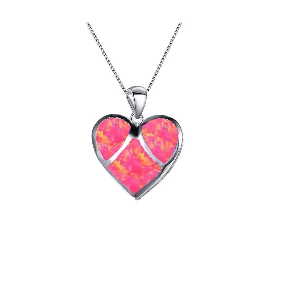 Ins-Style Popular Opal Blue Heart-Shaped Necklace Pendant Jewelry Wholesale With Opal Inlay
Ins-Style Popular Opal Blue Heart-Shaped Necklace Pendant Jewelry Wholesale With Opal Inlay