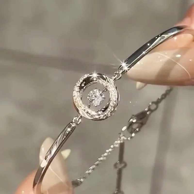 New925Sterling Silver Three Seconds Heartbeat Brace Lace Bracelet Female Niche High Sense Snake Year Natal Year Gift
New925Sterling Silver Three Seconds Heartbeat Brace Lace Bracelet Female Niche High Sense Snake Year Natal Year Gift