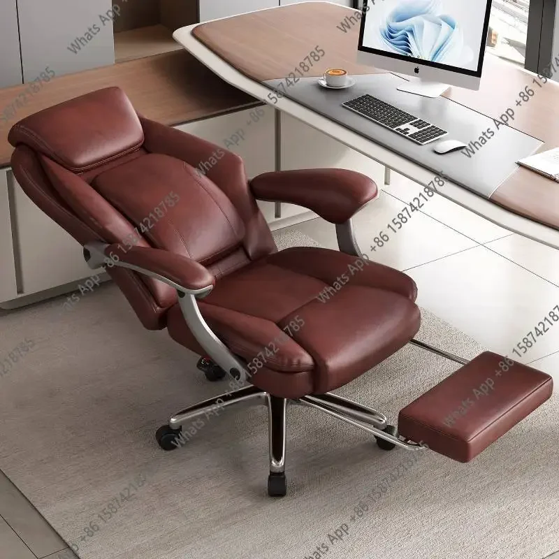 H X C Foot Rest Ergonomic Office Chair Comfortable Designer Relax Luxury Swivel Office Chair Pliable Wheel Sillas Escritorio Fur
H X C Foot Rest Ergonomic Office Chair Comfortable Designer Relax Luxury Swivel Office Chair Pliable Wheel Sillas Escritorio Fur