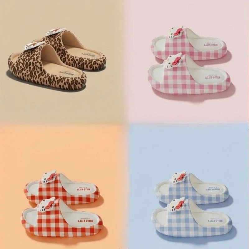 Anime Woman Summer Slippers Hello Kitty Sanrio Kawaii Cute Girls Eva Shoes Student Anti-Slip Bathroom Thick Sole Beach Sandals
Anime Woman Summer Slippers Hello Kitty Sanrio Kawaii Cute Girls Eva Shoes Student Anti-Slip Bathroom Thick Sole Beach Sandals
