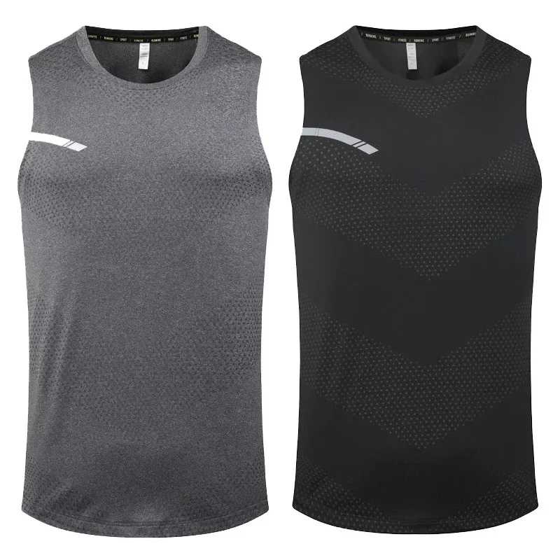 Sports Vest Men Breathable Elastic Quick Dry Clothes Loose ShirtShoulder Running Fitness Training Sleeveless Basketball Top
Sports Vest Men Breathable Elastic Quick Dry Clothes Loose ShirtShoulder Running Fitness Training Sleeveless Basketball Top