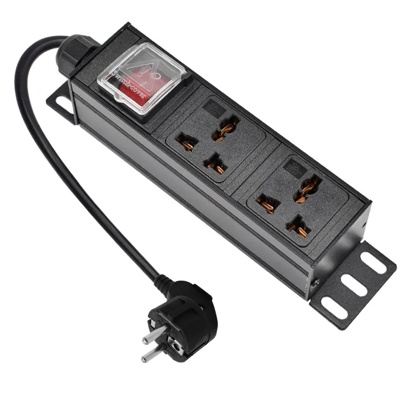 PDU Power Strip socket Network cabinet rack aluminium alloy16A/4000W 2AC 10A Universal Socket With 2m extension cable
PDU Power Strip socket Network cabinet rack aluminium alloy16A/4000W 2AC 10A Universal Socket With 2m extension cable