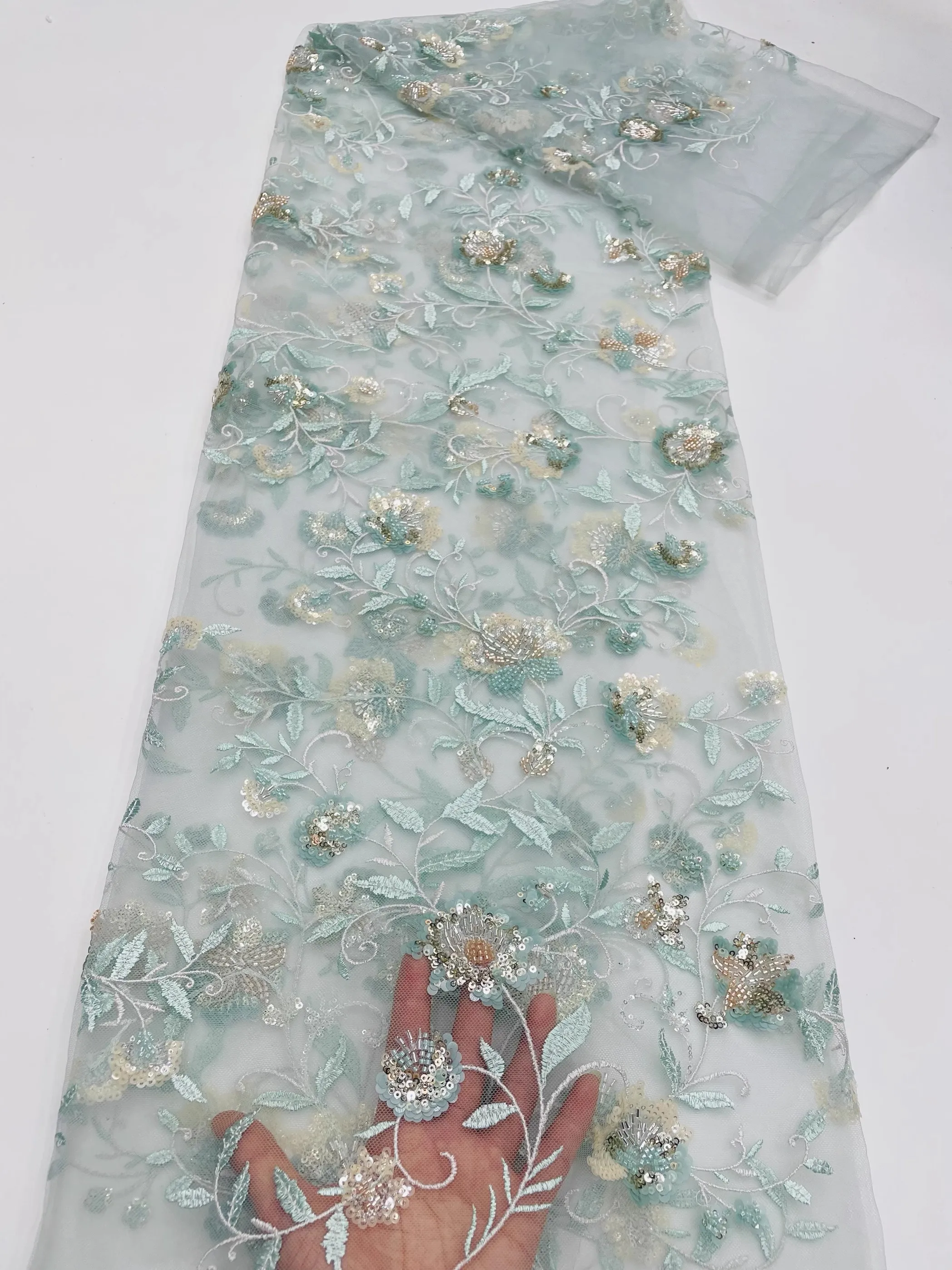 1 yard sequin embroidery of flowers fabric Designer customized wedding dress cheongsam materials fabrics for sewing clothes
1 yard sequin embroidery of flowers fabric Designer customized wedding dress cheongsam materials fabrics for sewing clothes