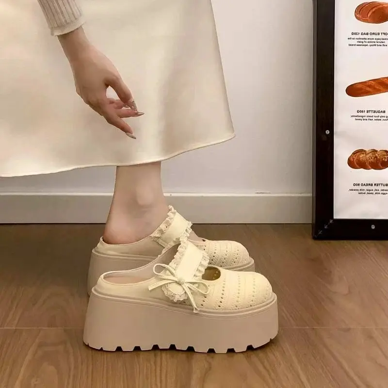 Casual Thick Bottom Mesh Slip-On Summer Shoes Women's Outdoor Wear 2026 New Style Mary Jane Flat Sandals Comfortable All-Match
Casual Thick Bottom Mesh Slip-On Summer Shoes Women's Outdoor Wear 2026 New Style Mary Jane Flat Sandals Comfortable All-Match