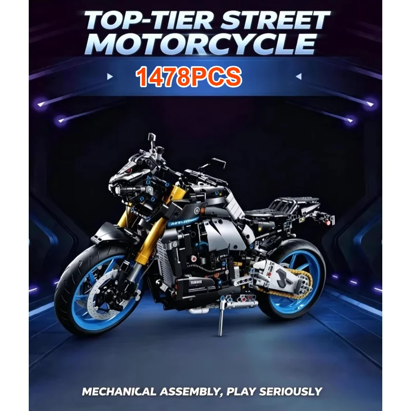 1478PCS Racing Motorcycle Building Blocks Kit Speed Motorbike Model Educational DIY Toys for Kids Adults Gift Collectible Model
1478PCS Racing Motorcycle Building Blocks Kit Speed Motorbike Model Educational DIY Toys for Kids Adults Gift Collectible Model