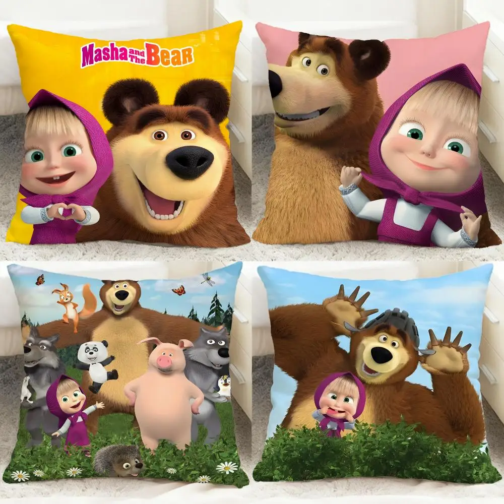Чехол для подушки «Маша и Медведь» Удобная двусторонняя наволочка идеально подходит для автомобильного дивана, спальни и выше
Чехол для подушки «Маша и Медведь» Удобная двусторонняя наволочка идеально подходит для автомобильного дивана, спальни и выше