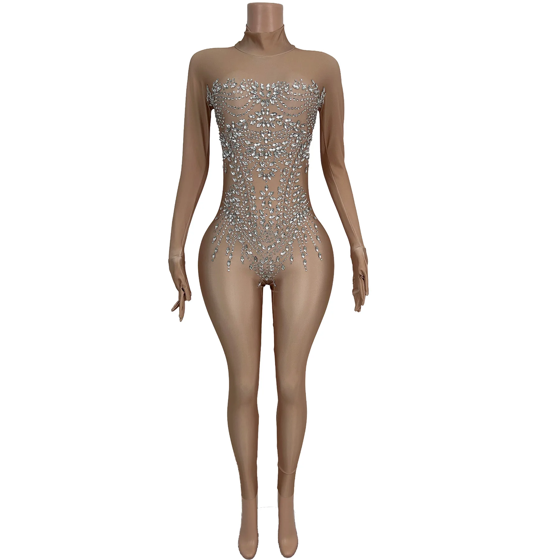 Sexy Long Sleeves Club Party Rhinestone Jumpsuit Women Birthday Prom Bodycon Rompers Showgirl Bodysuit Festival Outfit Dancewear
Sexy Long Sleeves Club Party Rhinestone Jumpsuit Women Birthday Prom Bodycon Rompers Showgirl Bodysuit Festival Outfit Dancewear