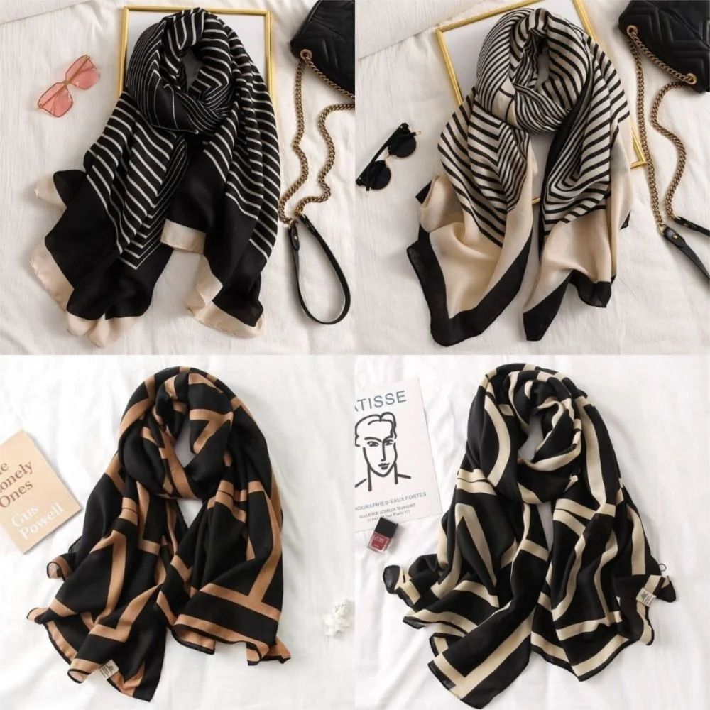 New Lightweight Women Cotton Scarf Soft Striped Winter Shawl Women Scarf Outdoor Beach Cover
New Lightweight Women Cotton Scarf Soft Striped Winter Shawl Women Scarf Outdoor Beach Cover