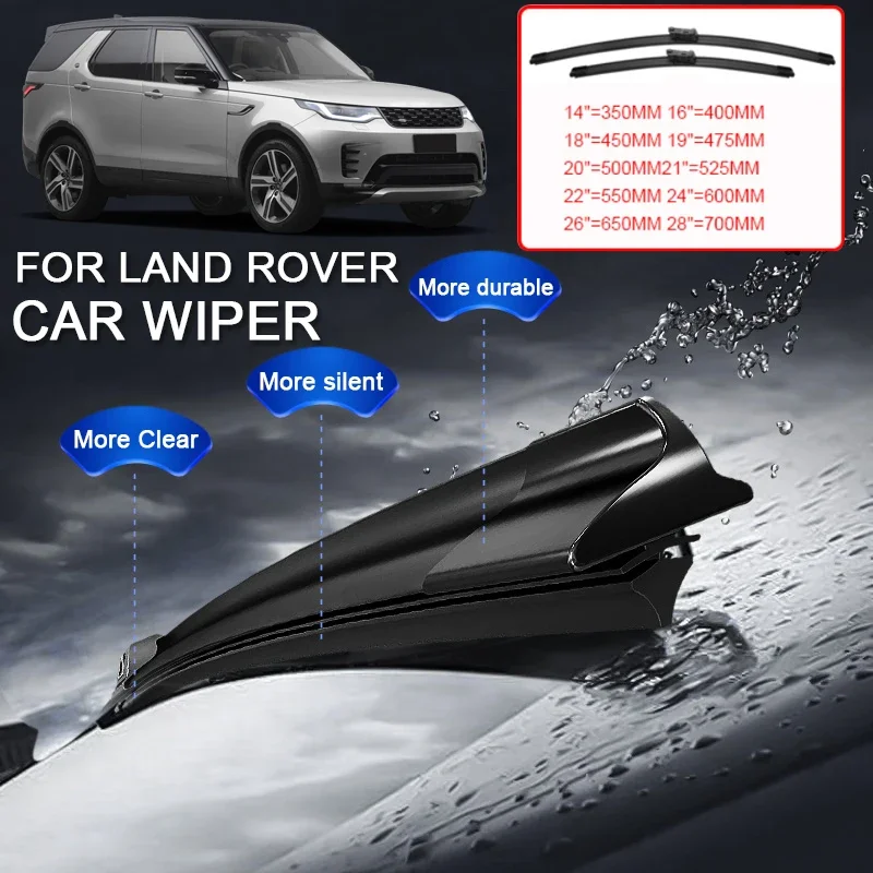 2PCS Car Blade Windshield WiperFor Land Rover Discovery 4 5 Sport Defender Range Rover Evoque Freelander Range rover Sport Velar
2PCS Car Blade Windshield WiperFor Land Rover Discovery 4 5 Sport Defender Range Rover Evoque Freelander Range rover Sport Velar
