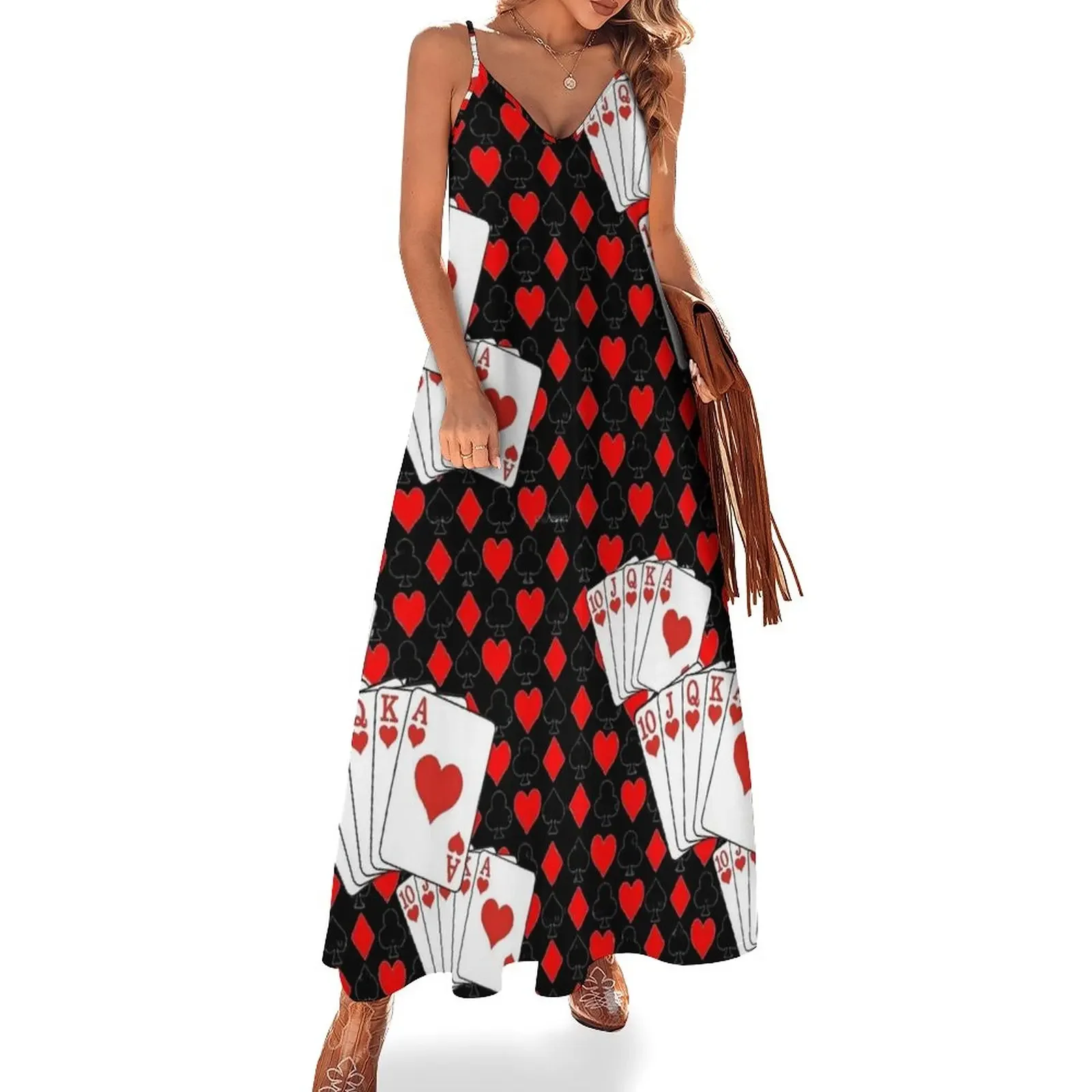 HEARTS-DIAMONDS BLACK CASINO POKER CARDS ABSTRACT ART Sleeveless Dress prom dresses dress women summer 2025
HEARTS-DIAMONDS BLACK CASINO POKER CARDS ABSTRACT ART Sleeveless Dress prom dresses dress women summer 2025