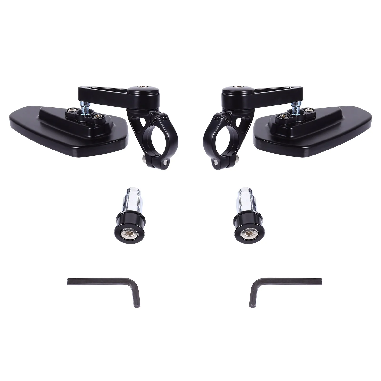 2Pcs Premium Motorcycle Rearview Mirror Set Clear Wide Field of View Adjustable 360 Degree Rotation Scooter Bike Side Mirror
2Pcs Premium Motorcycle Rearview Mirror Set Clear Wide Field of View Adjustable 360 Degree Rotation Scooter Bike Side Mirror