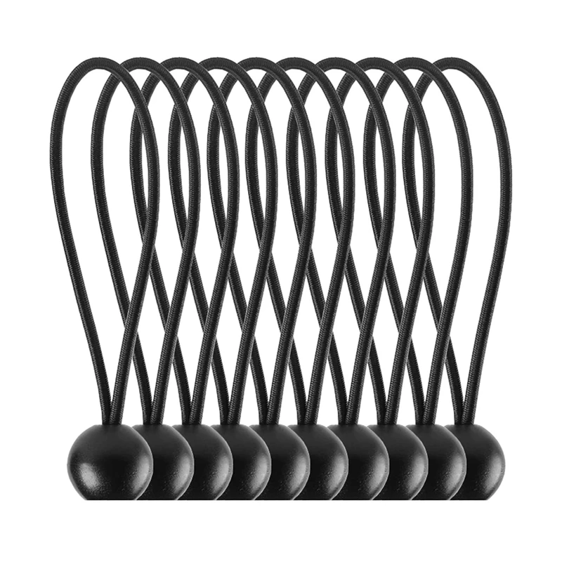 100 Pcs Bungee Cord With Balls Elastic Ties Bungee Toggles Ties For Marquees,Tents Banners,Flag Poles,Tarp (Black)
100 Pcs Bungee Cord With Balls Elastic Ties Bungee Toggles Ties For Marquees,Tents Banners,Flag Poles,Tarp (Black)