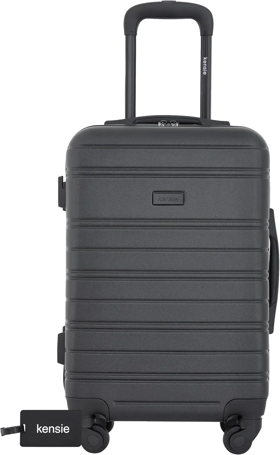 22" Hardside Carry-On Luggage with Spinner Wheels and Locking Handle, Black
22" Hardside Carry-On Luggage with Spinner Wheels and Locking Handle, Black