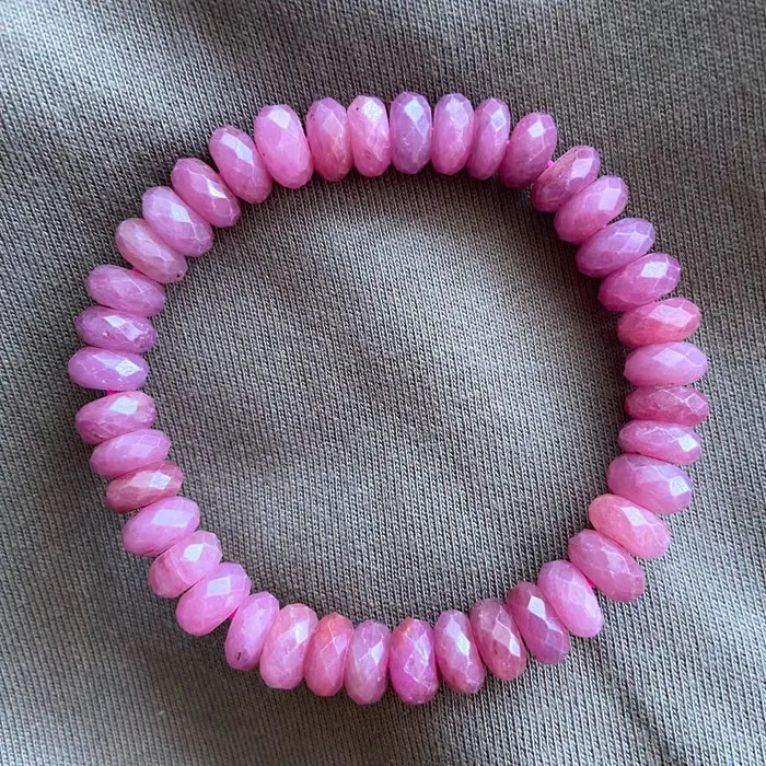 Natural Red Ruby Gemstone Abacus Beads Bracelet 7.5mm Stretch Crystal Rare Ruby Fashion Rare Jewelry Burma AAAAA
Natural Red Ruby Gemstone Abacus Beads Bracelet 7.5mm Stretch Crystal Rare Ruby Fashion Rare Jewelry Burma AAAAA